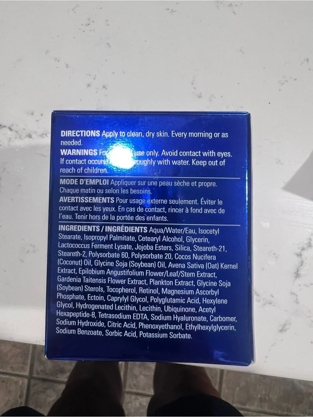Obagi ZO Skin Health Renewal Crème - Metallic Blue & Silver Box